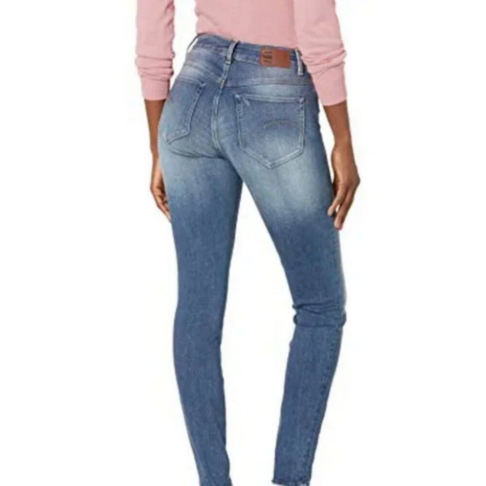G-Star Raw Shape High Rise Super Skinny Fit Jeans